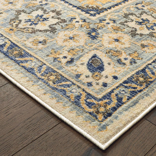 Oriental Weavers Pandora 8027W Ivory Blue Area Rug 