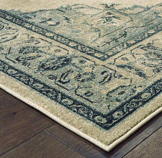 Oriental Weavers Raleigh 2337W Ivory Blue Area Rug 