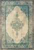 Oriental Weavers Raleigh 2337W Ivory Blue Area Rug 