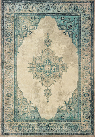 Oriental Weavers Raleigh 2337W Ivory Blue Area Rug 