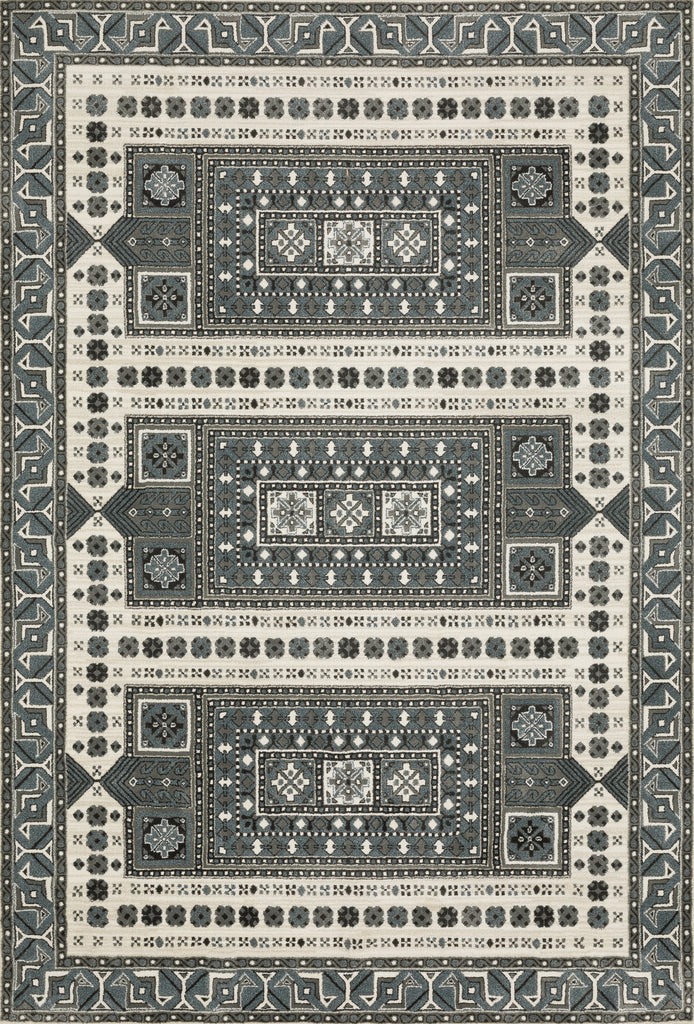 Oriental Weavers RAYLAN RAY01 Grey/ Blue Area Rug main image