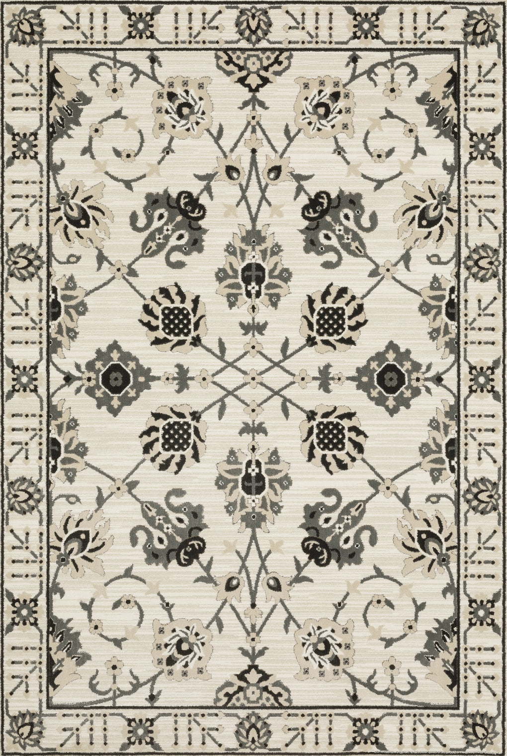 Oriental Weavers RAYLAN RAY03 Ivory/ Grey Area Rug main image