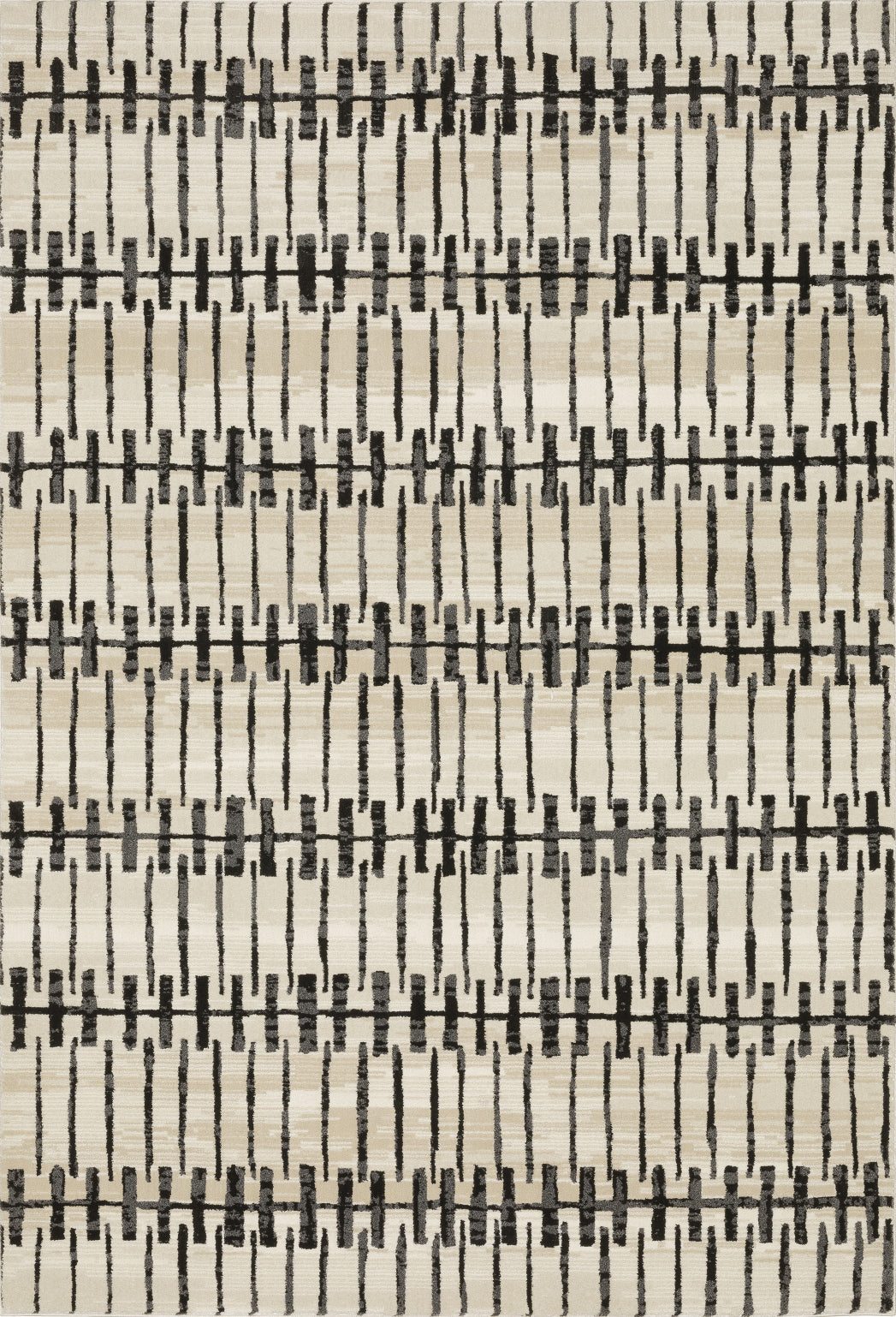 Oriental Weavers RAYLAN RAY11 Ivory/ Black Area Rug main image