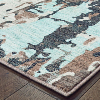 Oriental Weavers Sedona 8957G Grey Blue Area Rug 
