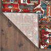 Oriental Weavers Sedona 9575A Red Orange Area Rug 