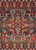 Oriental Weavers Sedona 9575A Red Orange Area Rug 