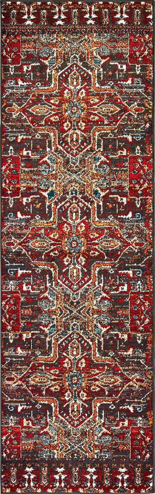Oriental Weavers Sedona 9575A Red Orange Area Rug 