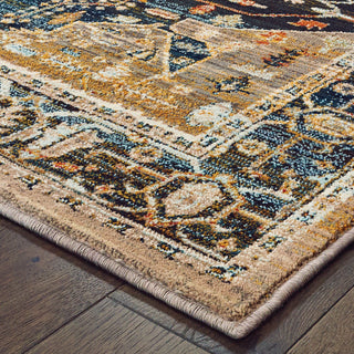 Oriental Weavers Sedona 9592B Blue Gold Area Rug 