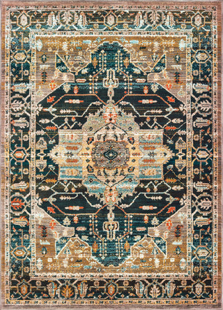 Oriental Weavers Sedona 9592B Blue Gold Area Rug 