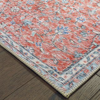 Oriental Weavers Sofia 85813 Red Blue Area Rug 