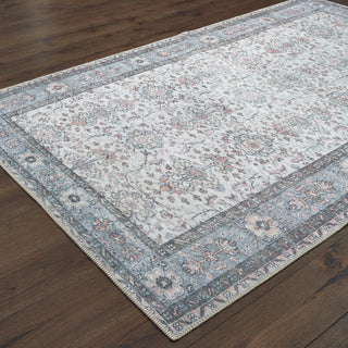 Oriental Weavers Sofia 85814 Ivory Blue Area Rug 