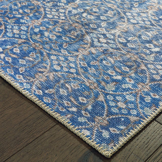 Oriental Weavers Sofia 85815 Blue Brown Area Rug 