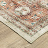 Oriental Weavers Sumter SUM03 Ivory/Rust Area Rug 
