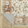 Oriental Weavers Sumter SUM03 Ivory/Rust Area Rug 