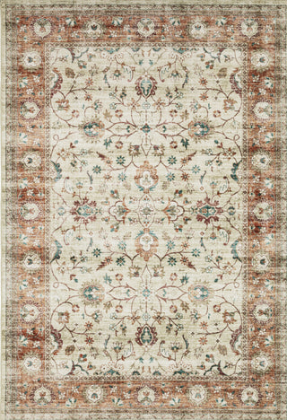 Oriental Weavers Sumter SUM03 Ivory/Rust Area Rug 
