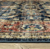 Oriental Weavers Sumter SUM04 Blue/Rust Area Rug 