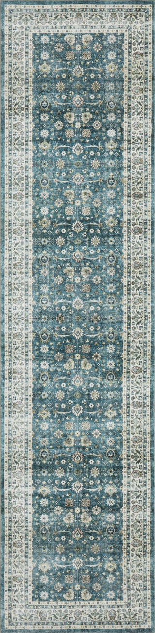 Oriental Weavers Sumter SUM08 Teal/Ivory Area Rug 