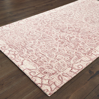 Oriental Weavers Tallavera 55601 Pink Ivory Area Rug 