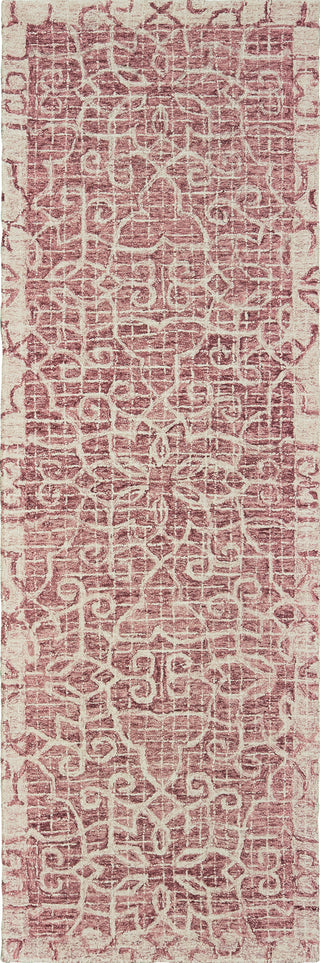 Oriental Weavers Tallavera 55601 Pink Ivory Area Rug 