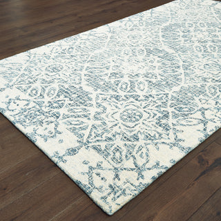 Oriental Weavers Tallavera 55603 Blue Ivory Area Rug 