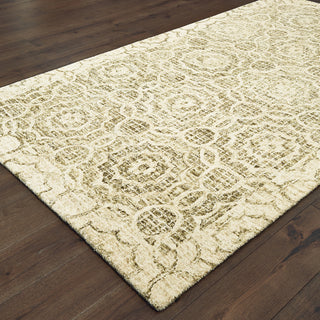 Oriental Weavers Tallavera 55606 Green Ivory Area Rug 