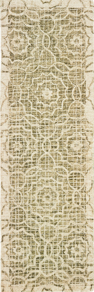 Oriental Weavers Tallavera 55606 Green Ivory Area Rug 