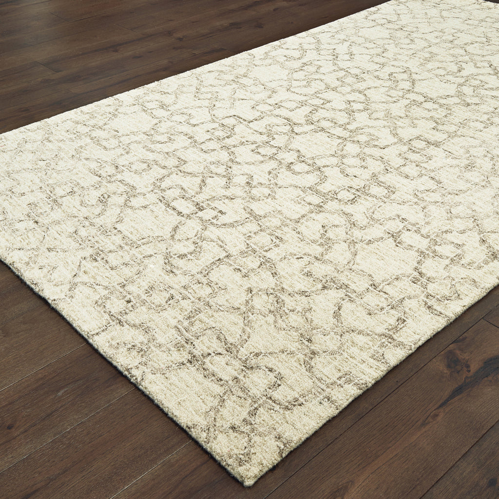 Oriental Weavers Tallavera 55608 Tan Ivory Area Rug – Incredible Rugs ...