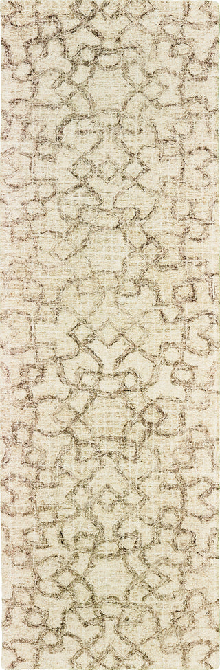 Oriental Weavers Tallavera 55608 Tan Ivory Area Rug 
