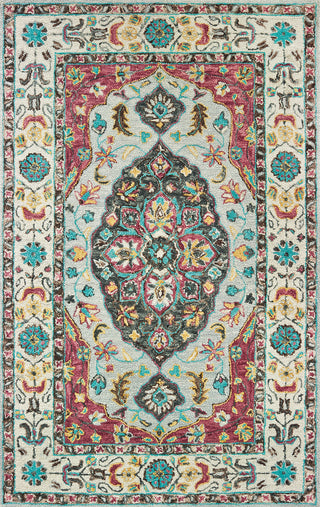 Oriental Weavers Zahra 75504 Grey Pink Area Rug 