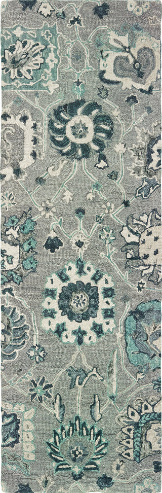 Oriental Weavers Zahra 75508 Grey Blue Area Rug 