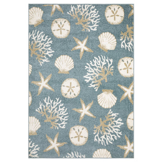 Oriental Weavers Quinn QUI01 Blue / Beige Area Rug main image