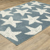 Oriental Weavers Quinn QUI02 Blue / Ivory Area Rug Alternate Image