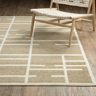 Oriental Weavers Quinn QUI04 Beige / Ivory Area Rug Lifestyle Image Feature