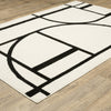 Oriental Weavers Quinn QUI06 Ivory / Black Area Rug Alternate Image
