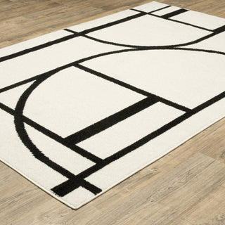 Oriental Weavers Quinn QUI06 Ivory / Black Area Rug Alternate Image