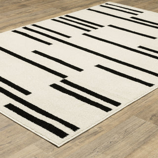 Oriental Weavers Quinn QUI10 Beige / Black Area Rug Alternate Image