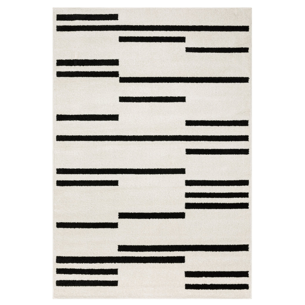 Oriental Weavers Quinn QUI10 Beige / Black Area Rug main image