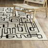 Oriental Weavers Quinn QUI11 Beige / Black Area Rug Lifestyle Image Feature