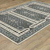 Oriental Weavers RAYLAN RAY01 Grey/ Blue Area Rug Alternate Image