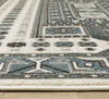 Oriental Weavers RAYLAN RAY01 Grey/ Blue Area Rug Pile Image