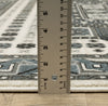 Oriental Weavers RAYLAN RAY01 Grey/ Blue Area Rug Pile Image