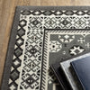 Oriental Weavers RAYLAN RAY02 Grey/ Ivory Area Rug Corner Image