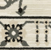 Oriental Weavers RAYLAN RAY03 Ivory/ Grey Area Rug Close-up Image