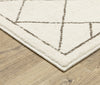 Oriental Weavers RAYLAN RAY06 Ivory/ Brown Area Rug Corner Image