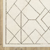 Oriental Weavers RAYLAN RAY06 Ivory/ Brown Area Rug Corner Image