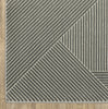 Oriental Weavers RAYLAN RAY08 Grey/ Ivory Area Rug Corner Image