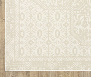 Oriental Weavers RAYLAN RAY09 Ivory/ Ivory Area Rug Corner Image