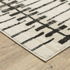 Oriental Weavers RAYLAN RAY11 Ivory/ Black Area Rug Corner Image