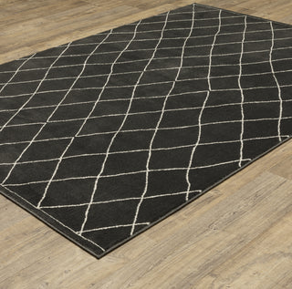 Oriental Weavers RAYLAN RAY12 Black/ Ivory Area Rug Alternate Image