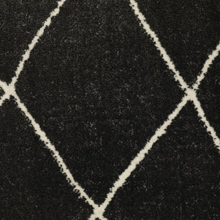 Oriental Weavers RAYLAN RAY12 Black/ Ivory Area Rug Close-up Image